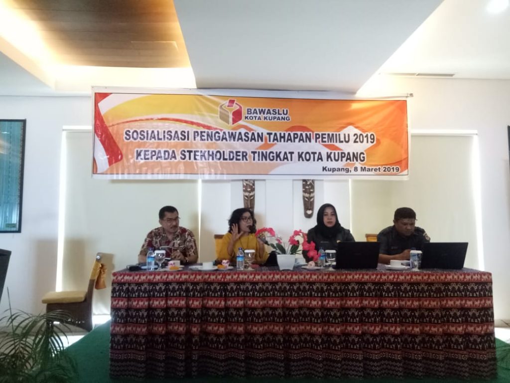 Bawaslu Kota Kupang Sosialisasi Pengawas Pemilu 2019