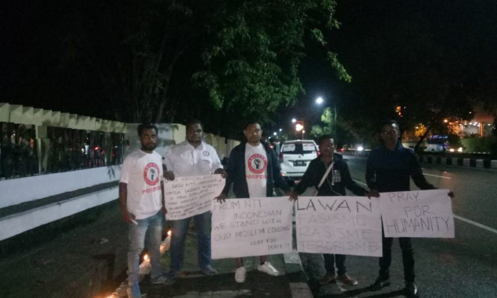 Pospera NTT Gelar Aksi Solidaritas untuk Korban Penembakan di Selandia Baru