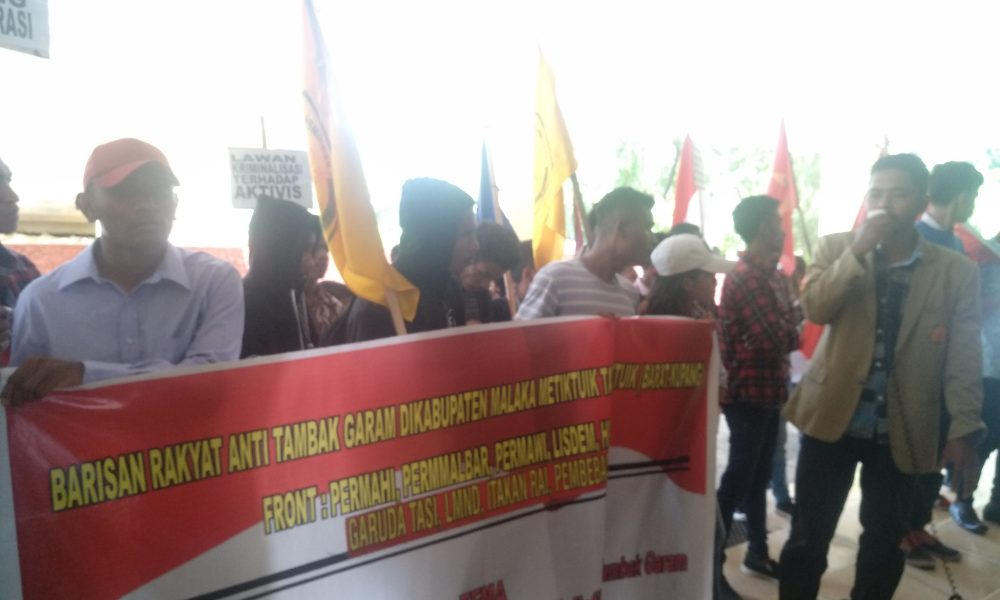 Gubernur NTT dan Bupati Malaka Dituding Sebagai Antek Tambak Garam