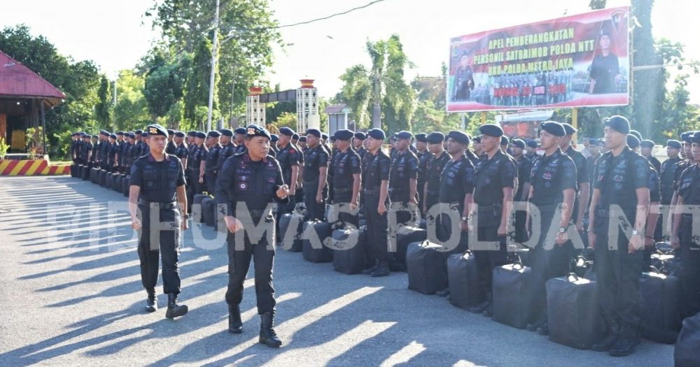 Perkuat Polda Metro Jaya, Brimobda NTT Kirim 200 Personel