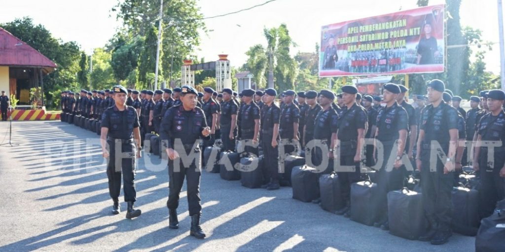 Perkuat Polda Metro Jaya, Brimobda NTT Kirim 200 Personel