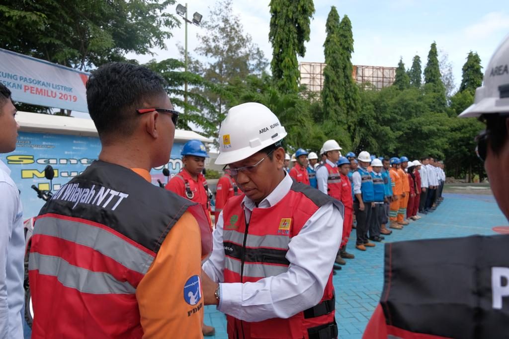 PLN NTT Gelar Apel Siaga Kawal Pemilu 2019