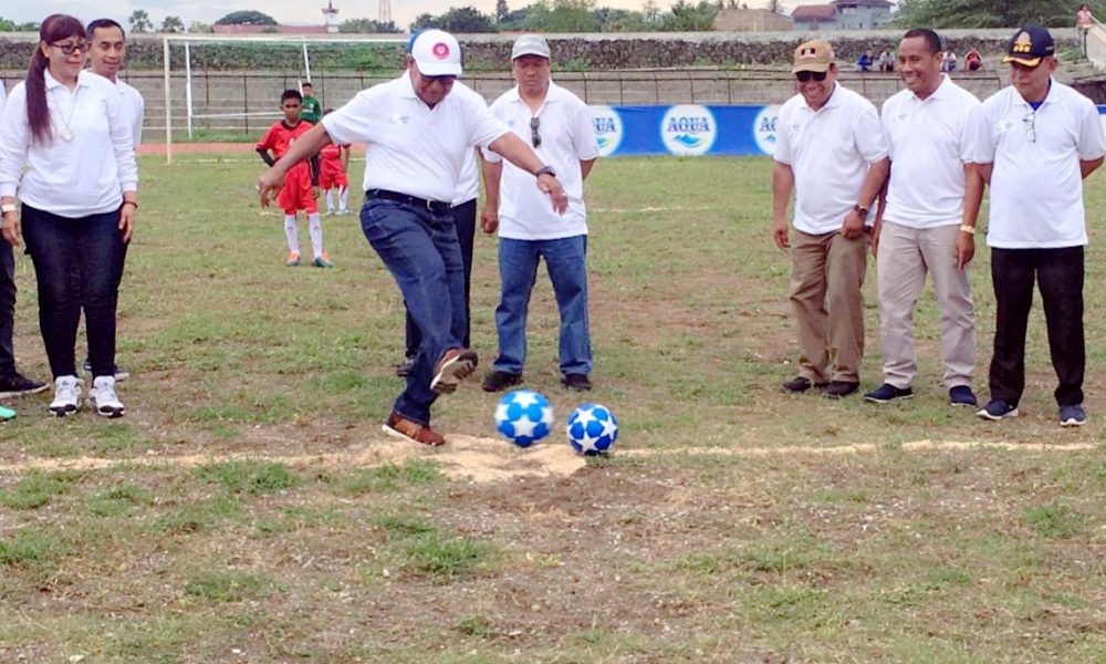 Wagub Buka Turnamen Aqua-DNC Regional NTT 2019, Diikuti 34 Klub Sepakbola