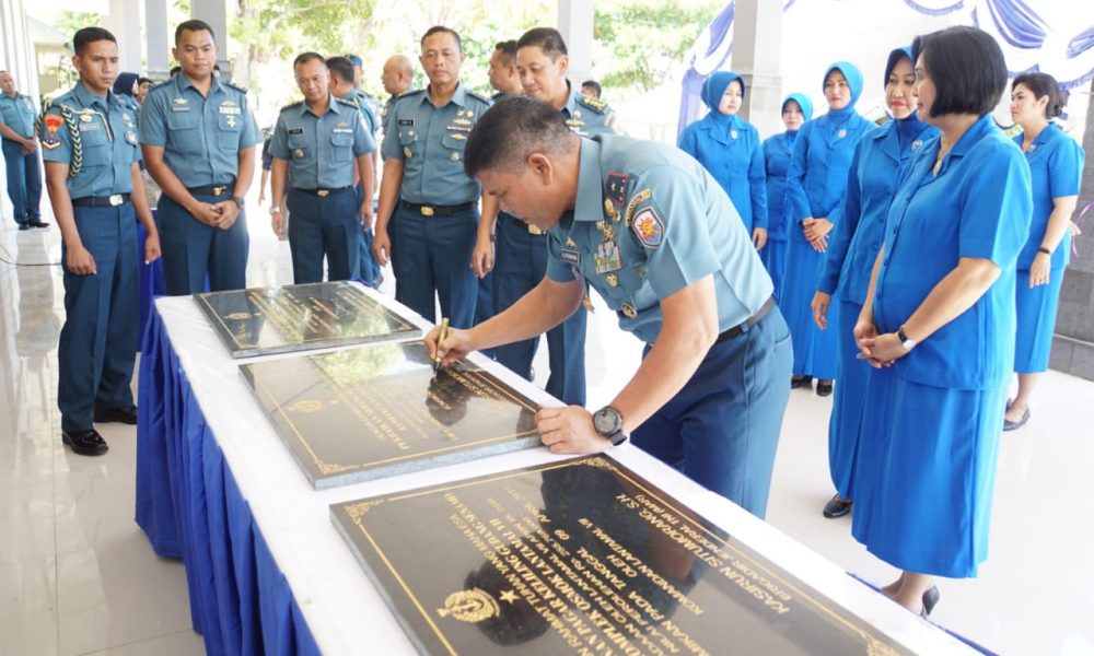 Danlantamal VII Kupang Resmikan Pembangunan Fasilitas Pangkalan