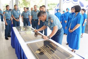 Danlantamal VII Kupang Resmikan Pembangunan Fasilitas Pangkalan