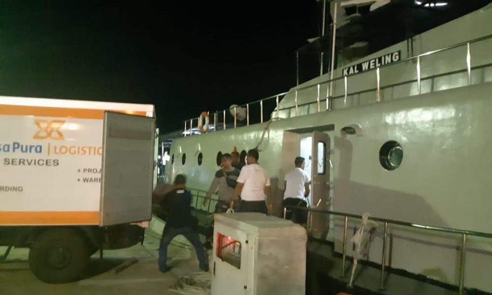 Distribusi Logistik Pemilu ke Rote, Lantamal VII Kerahkan KAL Weling