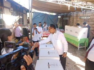 Di TPS 16 Liliba, Josef Nai Soi Hanya Nyoblos Capres