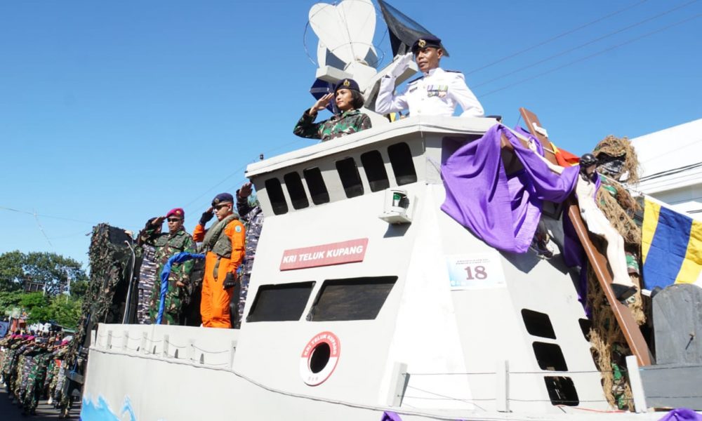 Lantamal VII Kupang Ramaikan Pawai Paskah Pemuda GMIT