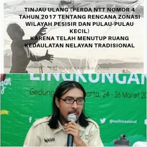 WALHI Minta Pemerintah NTT Tinjau Ulang Perda RZWP3K
