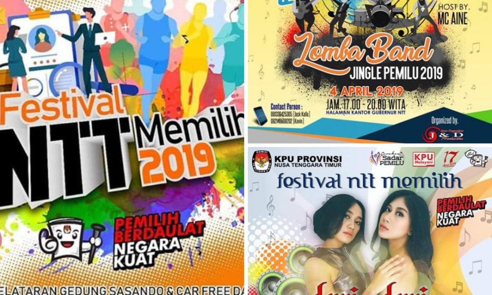 Sosialisasi Pemilu 2019, KPU Gelar Festival NTT Memilih
