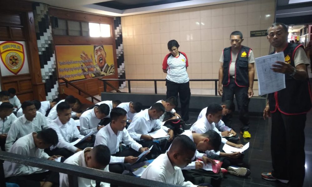 959 Casis Bintara PTU Ikut Tes Antropomentri di Polda NTT