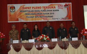 KPU Kota Kupang Selesai Pleno Dua Kecamatan