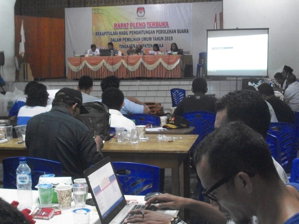Pleno KPU Sikka Berakhir Aman, Jurdil, Transparan dan Demokratis
