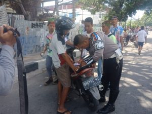 Rayakan Kelulusan, Berkendara Tanpa Helm, Ratusan Motor Diamankan