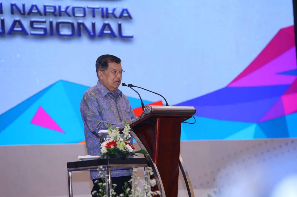 Wapres Minta Semua Elemen Masyarakat Bergerak Lawan Penyalahgunaan Narkoba