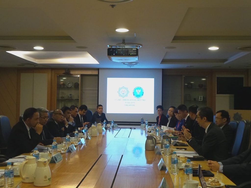 BNN RI dan CNB Singapura Jalin Kerja Sama Internasional Perangi Narkotika