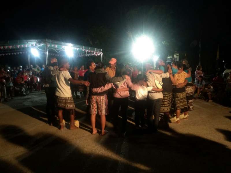 Tarian Kreasi Meriahkan Penutupan Peringatan HUT RI di Batuplat