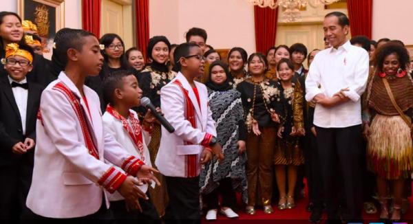 Rapper Cilik Asal NTT Tampil di Istana Negara
