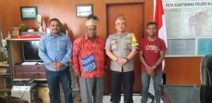 Kapolres Kupang Kota Dapat Kunjungan Perwakilan Orangtua Mahasiswa Papua