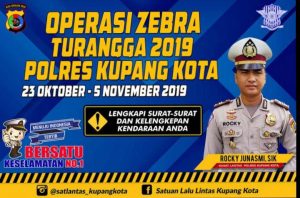 Operasi Zebra Turangga 2019, Satlantas Polres Kupang Kota Kerahkan 31 Personel