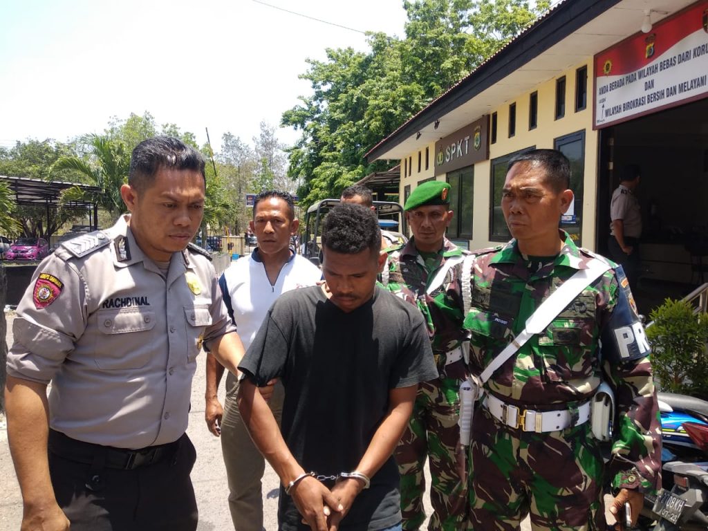 Aniaya Anggota TNI di Kupang, Ely Seran Ditangkap Provost Korem, Diserahkan ke Polisi