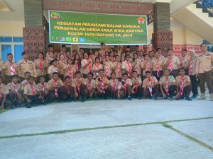 105 Anggota Pramuka Ikut Perjusami di Bendungan Raknamo