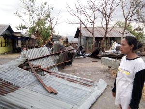 Puting Beliung di Oebelo, 13 Rumah Rata dengan Tanah, 65 Bangunan Rusak