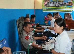 Polair Polda NTT Sumbang 36 Kantong Darah Bagi Warga Kupang