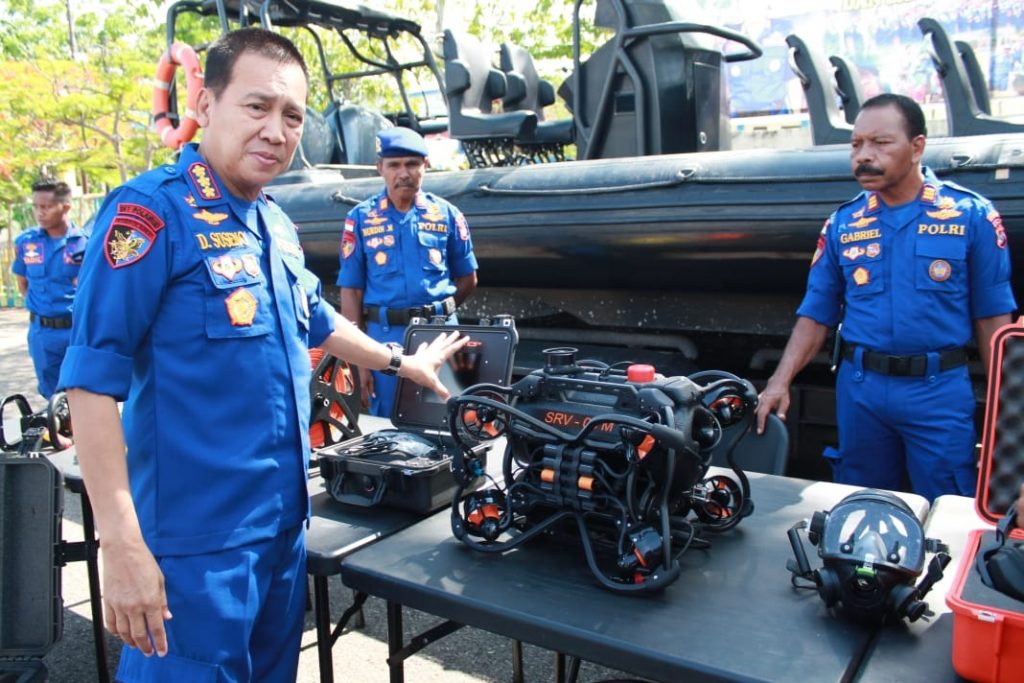 Dukung Operasi Lilin Jelang Natal-Tahun Baru, Polairud NTT Siapkan Robot dan Scutter Modern
