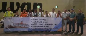 PT Jasa Raharja Sambut Pemudik Nataru Gratis di Pelabuhan Lorens Say Maumere