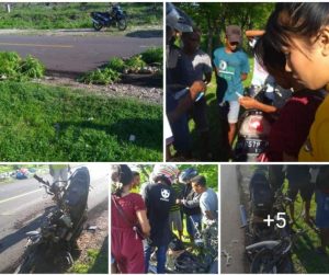 Ditabrak Dump Truck di Jalur 40 Kupang, Pemotor Tewas, Penumpang Tak Sadarkan Diri