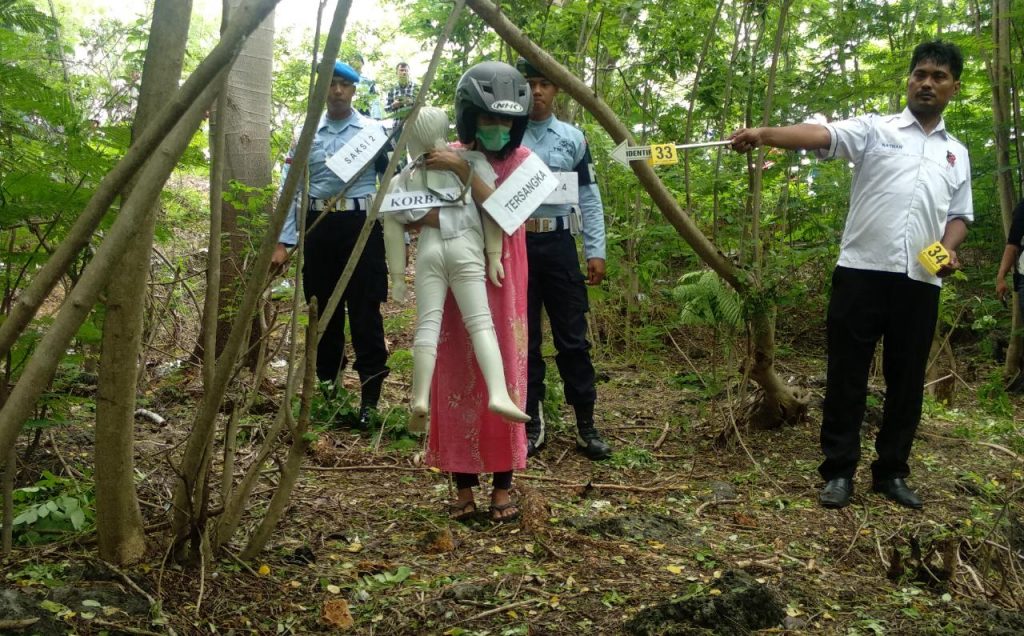 Rekonstruksi Pembunuhan Bocah 2 Tahun di Kupang, Ada 37 Adegan