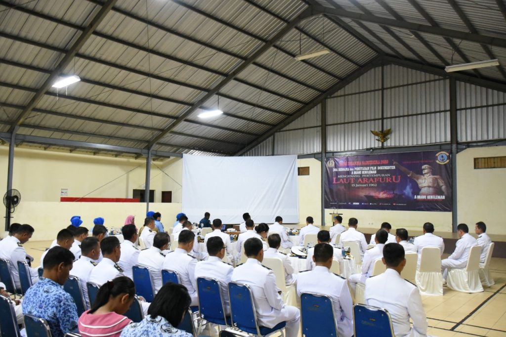 Peringati Hari Dharma Samudera, Lantamal Kupang Gelar Nobar Film Dokumenter