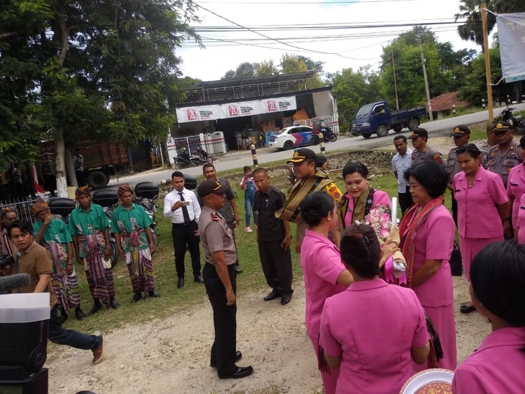 Kunker ke Polsek Kupang Tengah, Kapolres Kupang Pesan Jaga Sinergitas