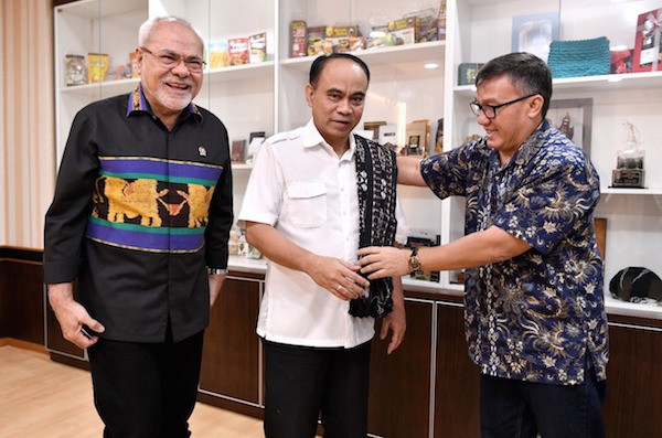 Wamendes PDTT dan Yayasan TLM Bahas Pemberdayaan Ekonomi dan SDM di NTT