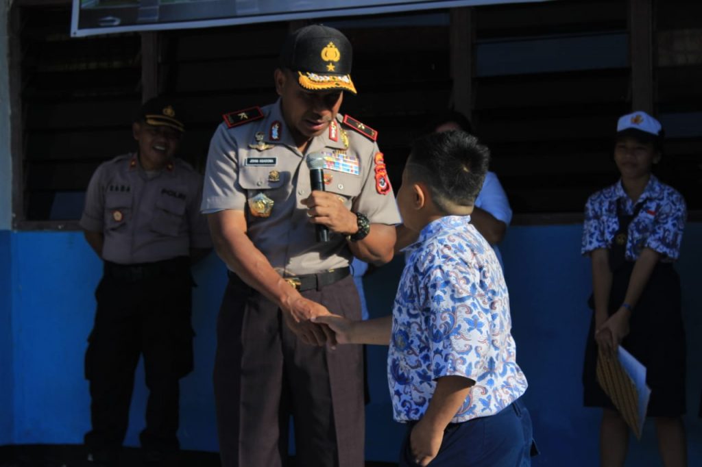 Wakapolda NTT Safari Kamtibmas ke SMPN 1 Kupang