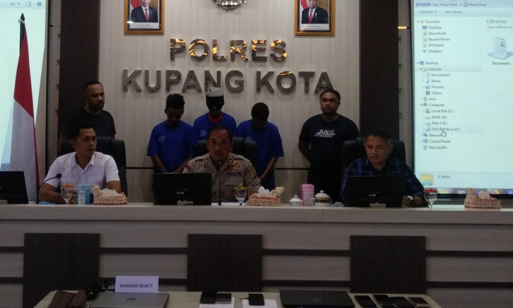Polisi Tangkap Tiga Residivis Pencurian di Kupang