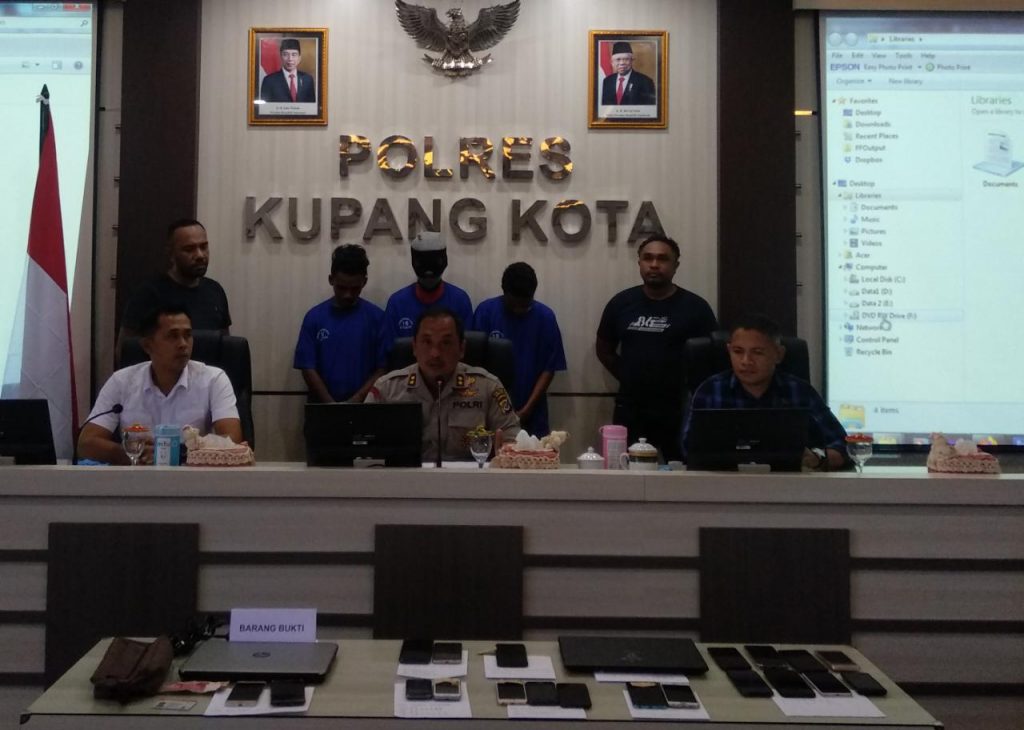 Polisi Tangkap Tiga Residivis Pencurian di Kupang