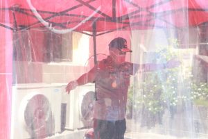 Cegah Covid-19, Polda NTT Siapkan Tenda Desinfektan di Halaman Mapolda