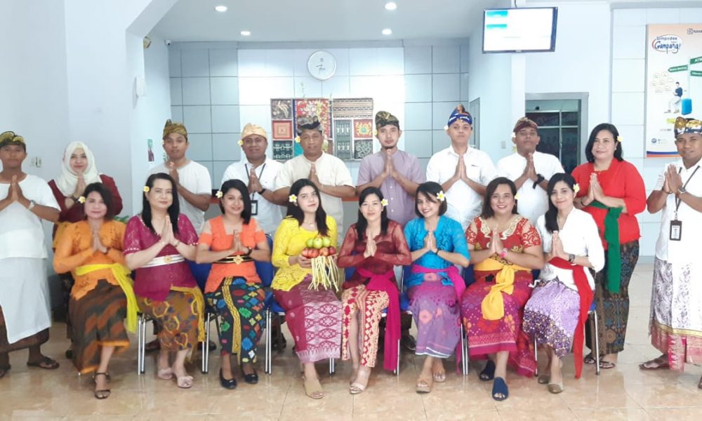 Rayakan Nyepi, BRI Unit Naikoten I Beri Pelayanan Bernuasa Etnik Bali