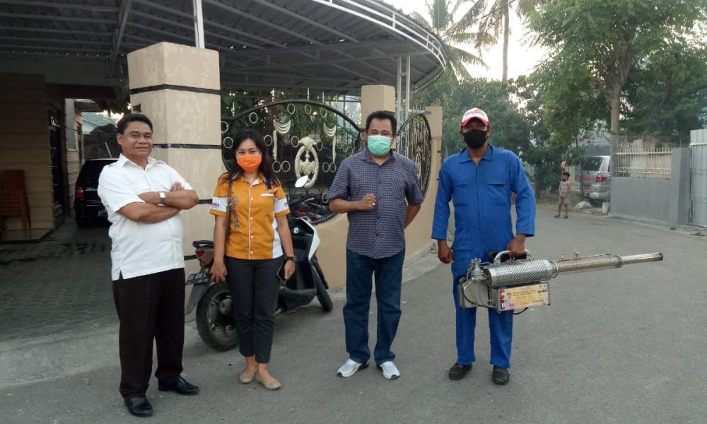 Cegah DBD di Kota Kupang, Partai Hanura Lakukan Fogging