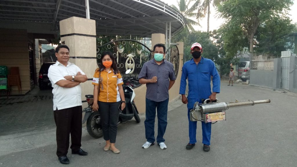Cegah DBD di Kota Kupang, Partai Hanura Lakukan Fogging