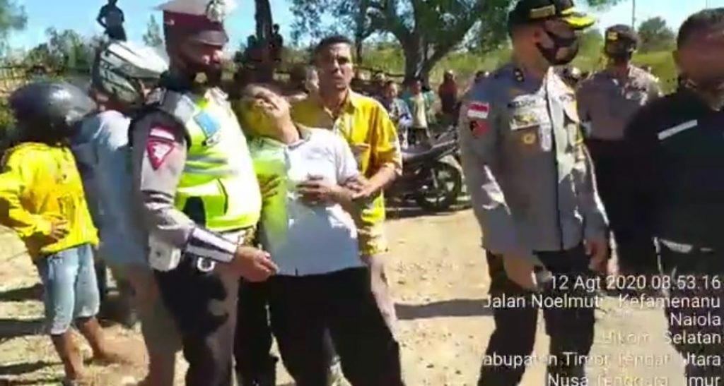 Lakalantas Sadis di TTU, Pengendara Hangus Terbakar