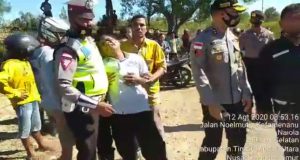 Lakalantas Sadis di TTU, Pengendara Hangus Terbakar