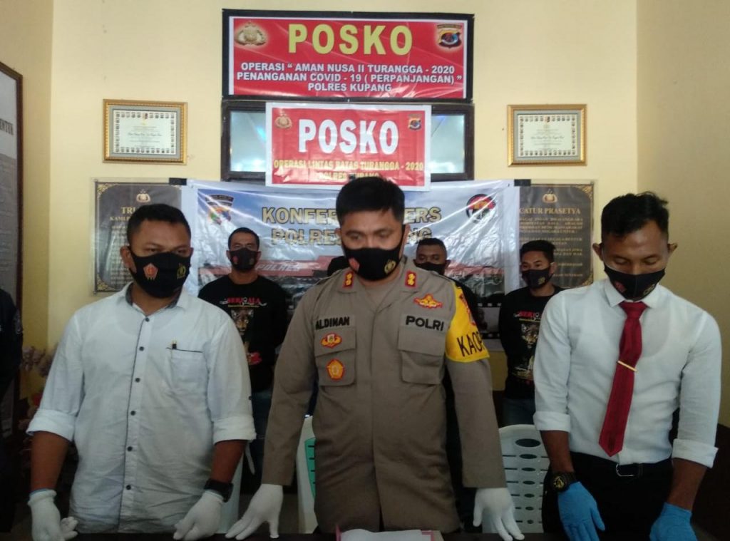 Polres Kupang Amankan Pelaku Judi Kupon Putih