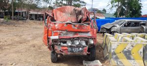 Truk Tangki Air dalam Lakalantas Maut di Airnona Diduga Bodong