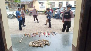 Tawuran Antar Massa Paslon Pilkada Malaka, Polisi Amankan 13 Terduga Pelaku