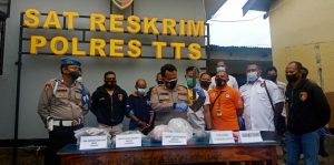 Polres TTS Bekuk Pelaku Pembunuhan Sadis, Kepala Korban Dipenggal