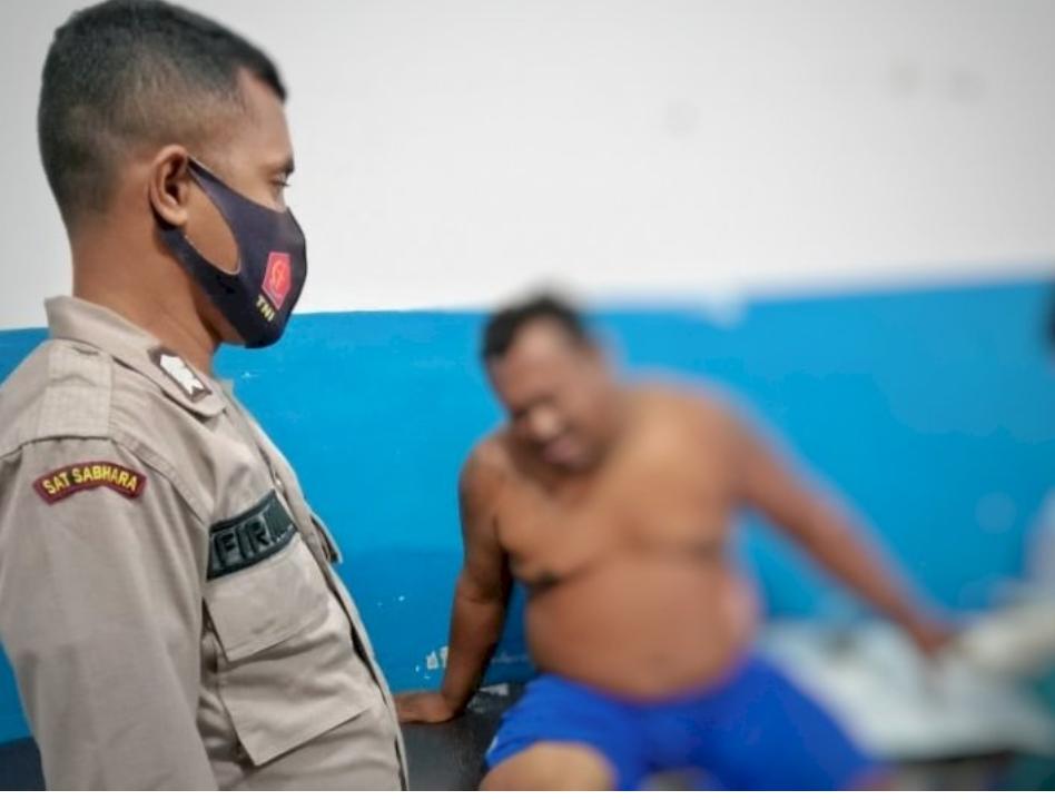 Pria Mabuk di Kabupaten Sikka Nekat Bakar SPBU