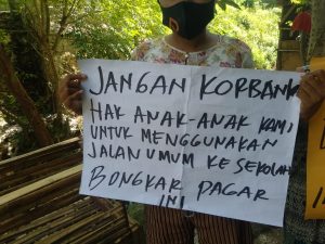 Akses Jalan ke Sekolah Ditutup, Warga Kupang Demo Pemilik Lahan
